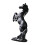 Horse Statue Black Tabletop Ornament 1 piece 3