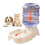 Automatic pet feeder and water dispenser 1 gallon 8