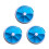 Pill Box Round 7-Day Rotary Dispenser Blue 1