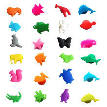 Wine Glass Markers Silicone Animal Charms Set of 24