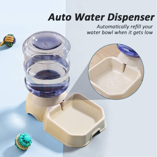Automatic pet feeder and water dispenser 1 gallon 2