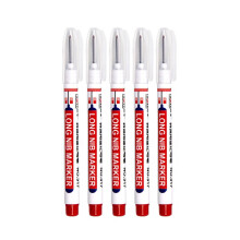 TEVEQ 深孔标记笔 20mm长头 5支装 10ml