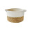 Cotton Woven Storage Basket with Handle 1 Pack 1