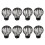 8Pcs Gutter Guards Leaf Filter Gutter Strainers Roof Downspout Guards Protector 1