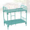 Miniature bunk beds dollhouse toy blue dormitory model 5