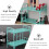 Miniature bunk beds dollhouse toy blue dormitory model 7