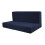 Tnarru RV seat covers blue elastic 4-piece set 2
