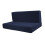 Tnarru RV seat covers blue elastic 4-piece set 4
