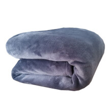 TEVEQ Fleece Dog Blanket Soft Flannel Pet Throw Black