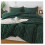 Dark Emerald Green Comforter Set Boho Tufted 3-Piece 1
