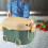 Cartoon Rolling Storage Box with Lid and Handles, Green 5