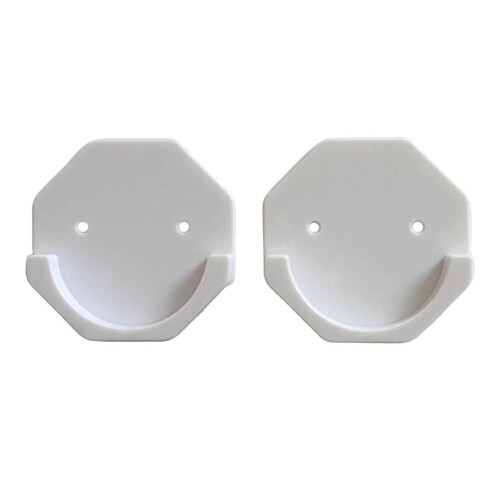 Shower Curtain Rod Holder Wall Mount Tension Pole Bracket 1