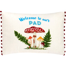 Mushroom Garden Accent Pillow Set of 2