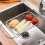 Stainless Steel Oval Sink Colander with Handle 3