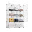 Cube Bookshelf with Door White 4-Tier 12-Compartment 1