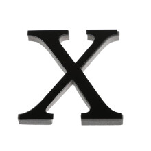 TEVEQ 3D Mirror Acrylic Wall Stickers 26 Letters