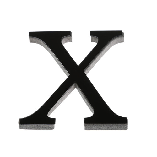 TEVEQ 3D Mirror Acrylic Wall Stickers 26 Letters