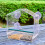 Clear acrylic bird feeder with suction cups 3