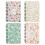 Spiral Notepad Journal A6 Ruled 80 Sheets Flower Design 4