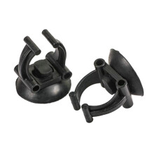 Aquarium heater suction cup clip for glass tank