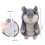 Talking Hamster Stuffed Toy Gray for Ages 3+ 6
