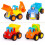 Friction-Powered Construction Vehicle Toy Set for Toddlers 6