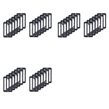 36 Pcs Single Gang (1-Gang) Low Voltage Wallplate Mounting Bracket - Black