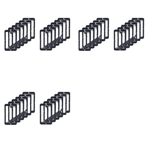 36 Pcs Single Gang (1-Gang) Low Voltage Wallplate Mounting Bracket - Black