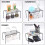 Kitchen Shelf Black Mini Storage Rack 6 Pack 4