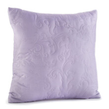 Quilted Damask Accent Pillow Lavender 18 inch