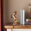 Horse Statue Gold Tabletop Ornament 1 piece 7