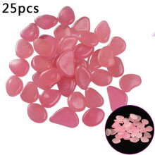 TAKTUK Fish Tank Rocks Glow-in-the-Dark 25 Pcs