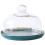 Ceramic bread box with dome cover 1 piece 1
