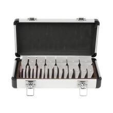 Optische Oftalmische Prismaset, Oftalmische Prismakit met 22 Lenzen en Aluminium Doos, Optische Kits voor Wetenschapslessen