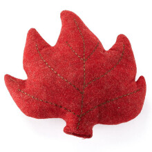 Leaf Shape Throw Pillow Indoor Autumn Accent 18x18 Inch