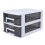 Plastic Double-Layer Storage Cabinet Drawer Type 1 Unit 1