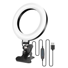 Yjia LED webcam lighting for video conferencing 6.3 inch
