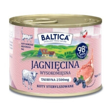BALTICA Smaki regionów Lamb - wet cat food - 185g