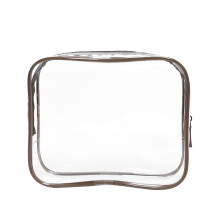 TEVEQ Vegetable Cutter Transparent Travel Toiletry Bag 1