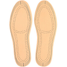 Shengjike leather latex insoles thin breathable 1 pair size