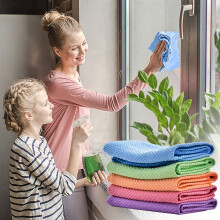 TAKTUK Microfiber Cleaning Cloths 40x30cm Lint-Free