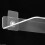 Acrylic wall-mounted floating shelf clear 30cm 6