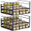 Under Shelf Basket Black Metal 2 Pack 8