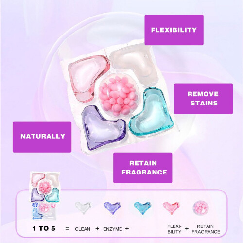 Laundry Beads Scent Booster 5-in-1 50 Count 1