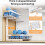 Under Sink Organizer Metal 2-Tier Slide-Out Shelf 1 Pack 6