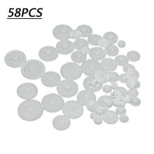 Plastic Gears Set for DIY Robotics 58 pcs