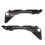 12Pc Front Bumper Mounting Holder for   E12 Hatchback 2003-2006 Front Bumper Bracket 52536-13020 5253602020 1
