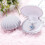 Women's velvet jewelry case shell shape 1 piece 3