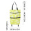 Sac de courses pliable 2 en 1 à roulettes (1 pièce) 3