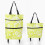Sac de courses pliable 2 en 1 à roulettes (1 pièce) 5